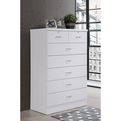Ebern Designs Kohdyn Wardrobe 2 Door, 2 Drawers, 20